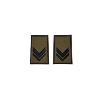 Gradi tubolari neri caporale esercito bassa visibilità  Divisa Militare