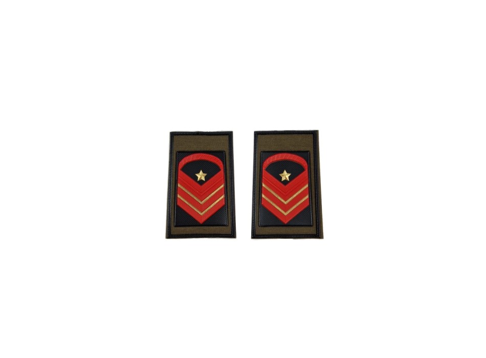 Grado tubolari caporal maggiore capo scelto qualifica speciale esercito kaki alta visibilità Divisa Militare