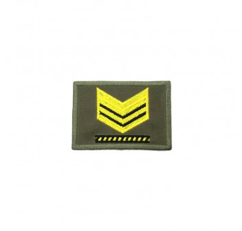 Grado velcro sergente maggiore capo esercito alta visibilità Divisa Militare
