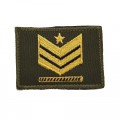Grado velcro sergente maggiore capo qs qualifica speciale esercito alta visibilità