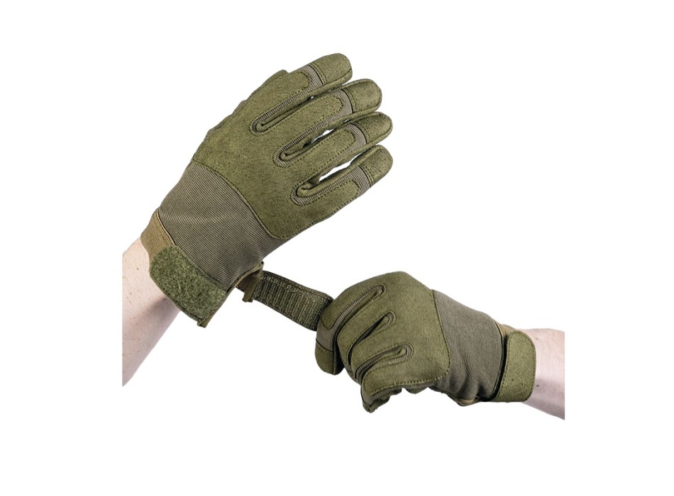 Guanti tattici tipo mechanix esercito forza armata verdi Divisa Militare
