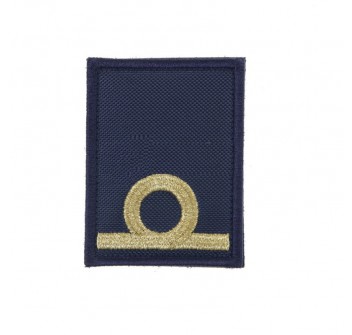 Guardiamarina grado velcro per polo base blu Marina militare capitaneria di Porto nocchiere Divisa Militare