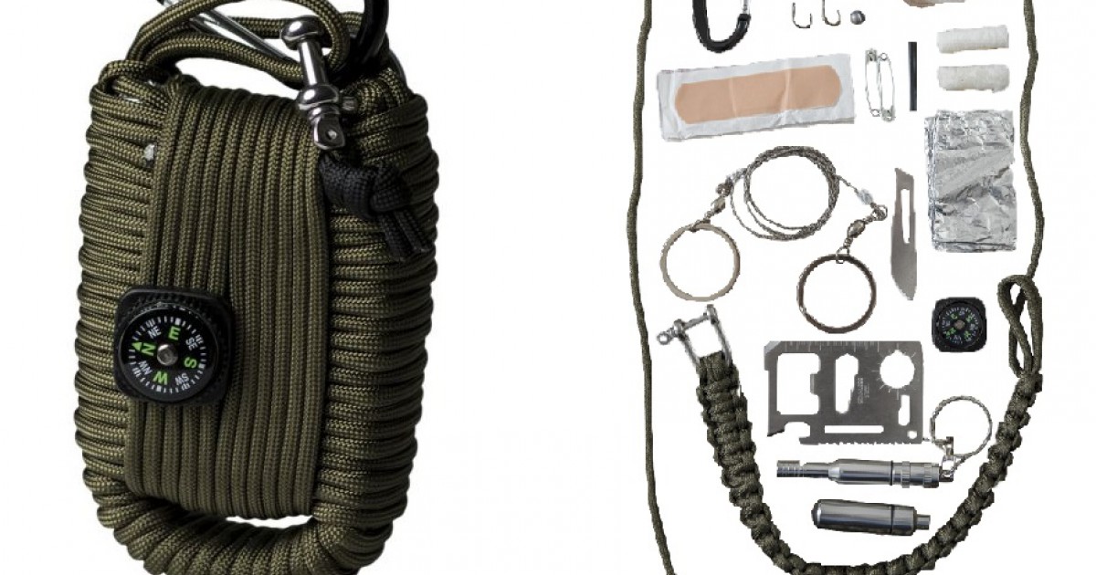Kit di sopravvivenza survival paracord grande - Kit completi - Divisa