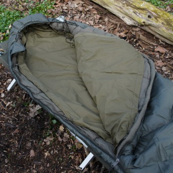 Kit sacco a pelo zero 0 gradi+fodera impermeabile raincover+lenzuolo tf-2215 Divisa Militare