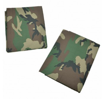 Lenzuolo e federa cuscino woodland Divisa Militare