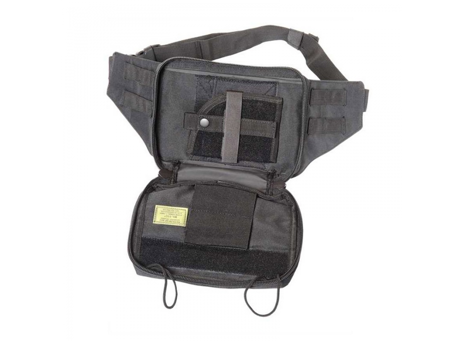Marsupio porta pistola nero Divisa Militare