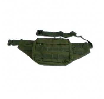 Marsupio porta pistola verde Divisa Militare