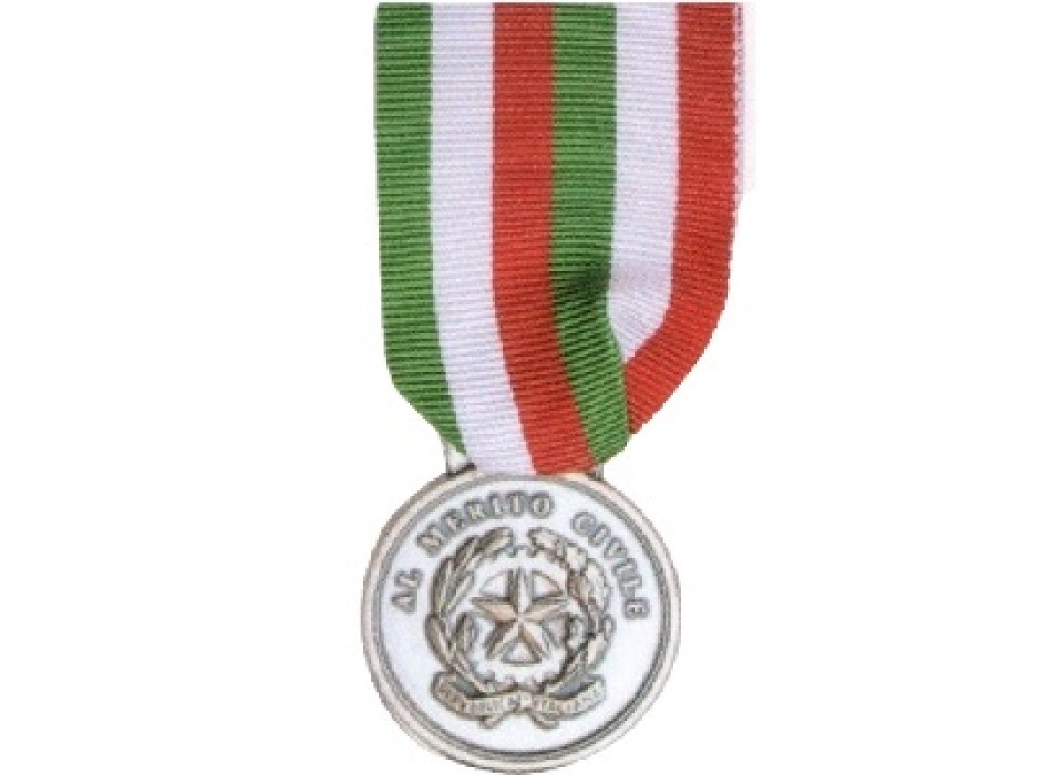 Medaglia al Merito Civile d'argento Divisa Militare