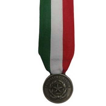 Medaglia al Valor Civile d'argento 99a Divisa Militare