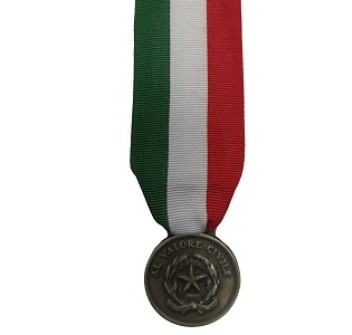 Medaglia al Valor Civile d'argento 99a Divisa Militare