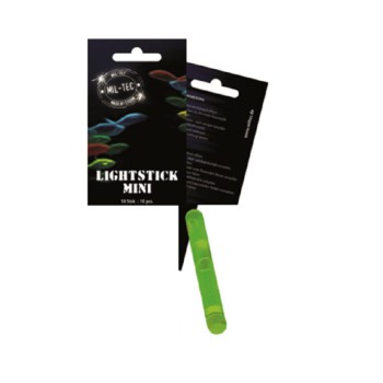 Mini bastoncino luminoso tipo cyalume light stick 10 pezzi Divisa Militare