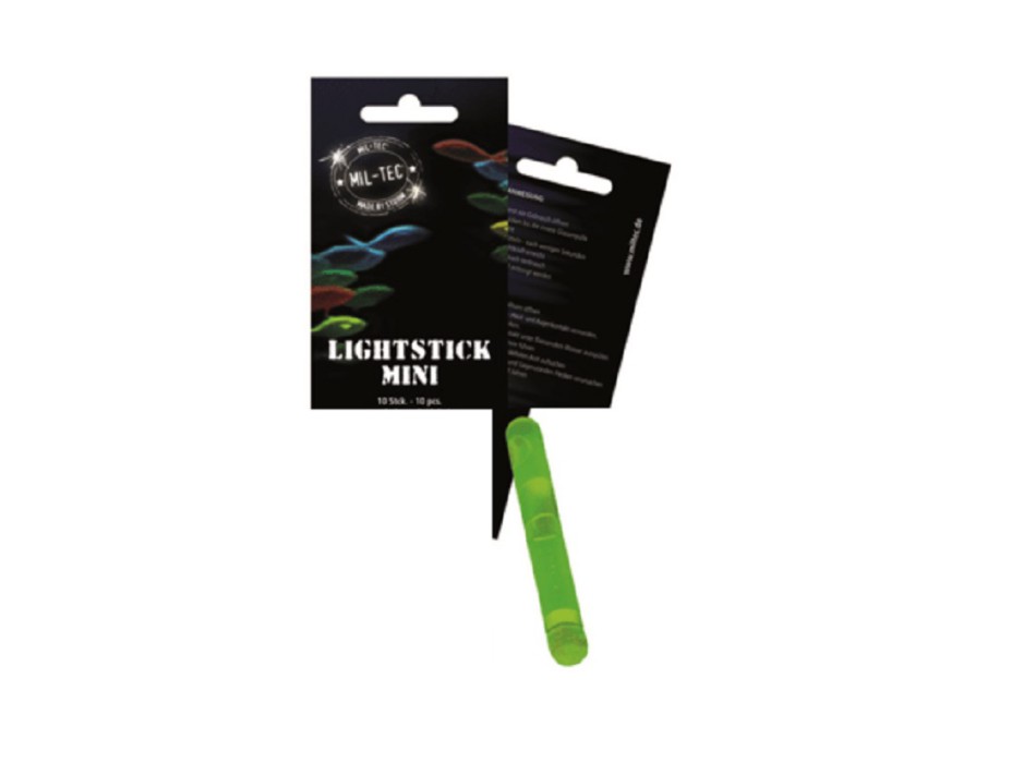 Mini bastoncino luminoso tipo cyalume light stick 10 pezzi Divisa Militare