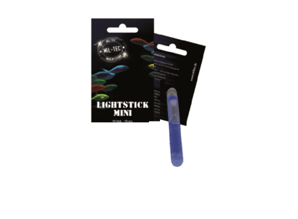 Mini bastoncino luminoso tipo cyalume light stick 10 pezzi Divisa Militare