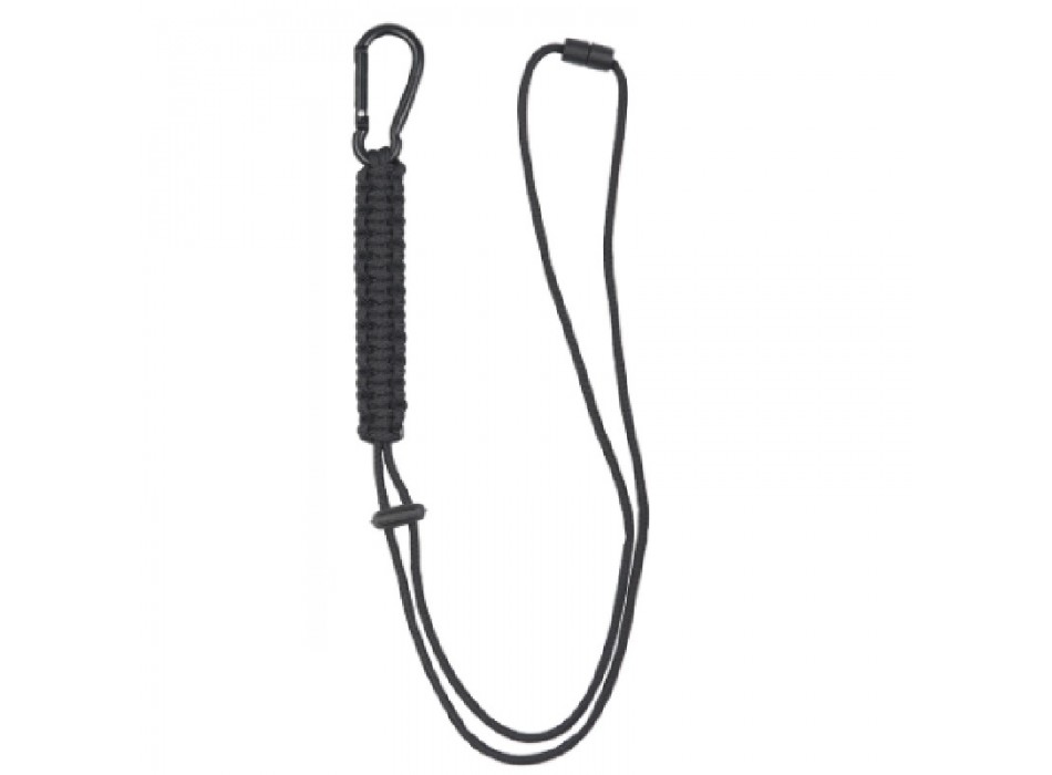 Moschettone con Paracord Divisa Militare