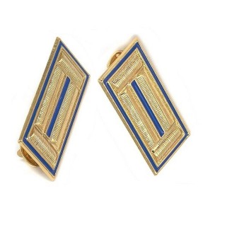 Mostrine camicia Fiduciari blu Divisa Militare