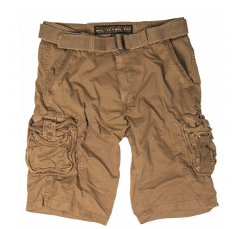 Pantaloncini bermuda survival coyote con cintura Divisa Militare