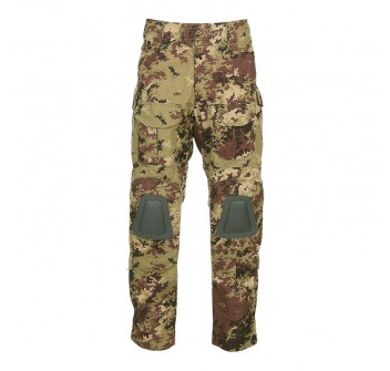 Pantalone tattico mimetico vegetato con ginocchiere per softair Divisa Militare