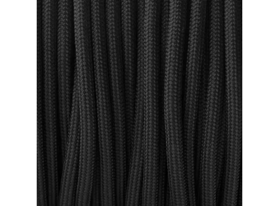 Paracord nero al metro Divisa Militare