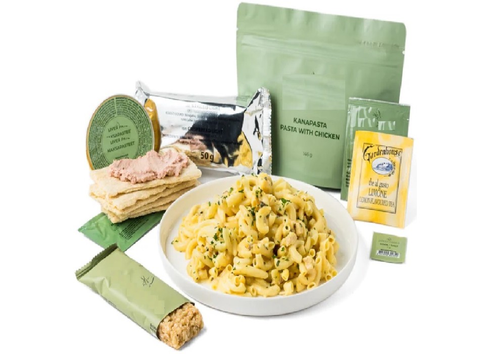 Pasto principale Pasta con pollo Divisa Militare