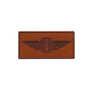Patch Brevetto desertico Pilota Drone 8 × 4 cm desert/coyote a velcro Divisa Militare