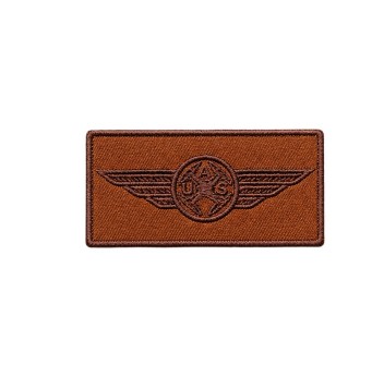 Patch Brevetto desertico Pilota Drone 8 × 4 cm desert/coyote a velcro Divisa Militare
