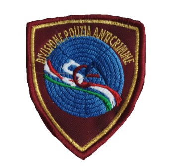 Patch divisione polizia anticrimine polizia di stato Divisa Militare