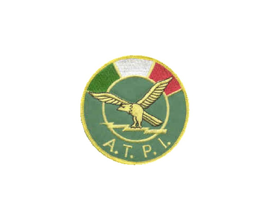 Patch gdf atpi tonda tricolore con velcro Divisa Militare