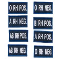 Patch gruppo sanguigno cm 7 x 5