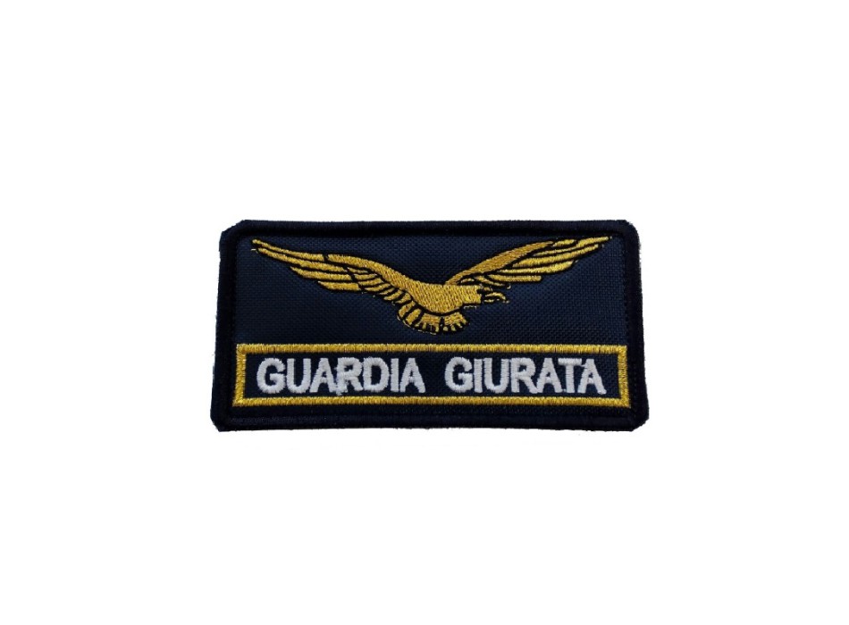 Patch Guardia Giurata aquila Divisa Militare