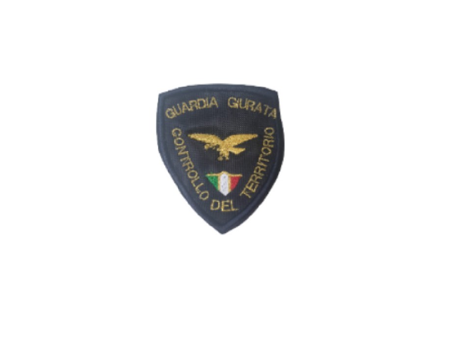 Patch Guardia Giurata controllo del territorio Divisa Militare