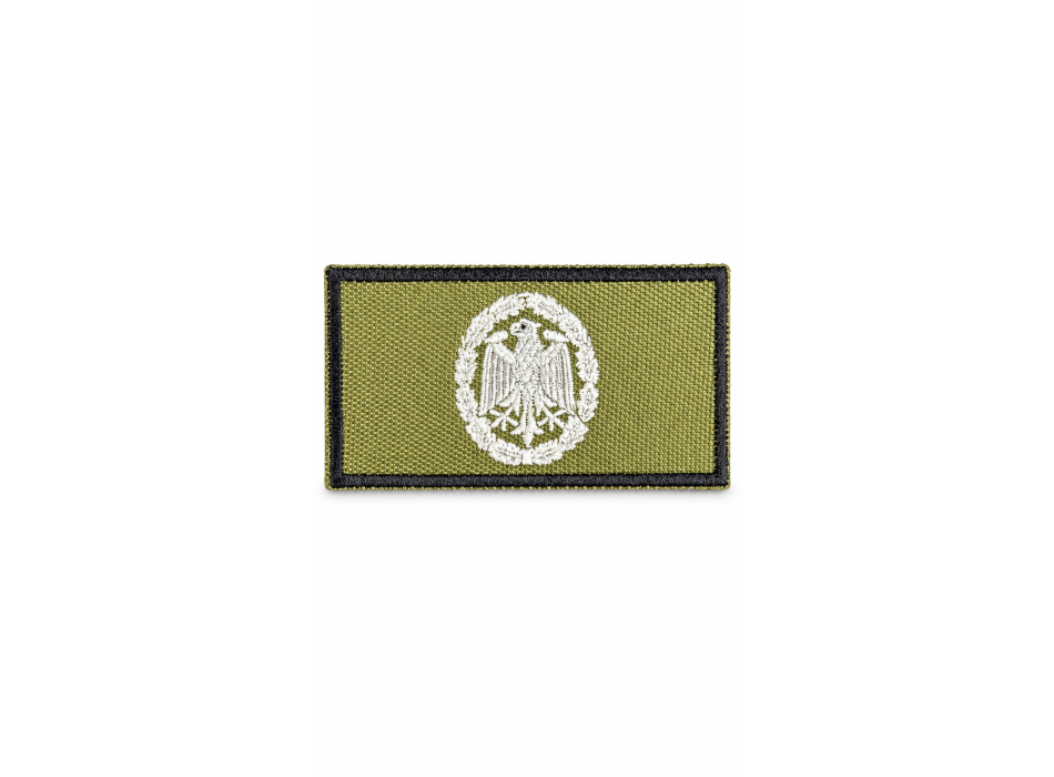 Patch LAZ Bundeswehr ricamata con supporto a strappo Divisa Militare