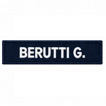Patch Marina Militare 11 x 2,5 cm personalizzata Divisa Militare