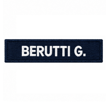 Patch Marina Militare 11 x 2,5 cm personalizzata Divisa Militare