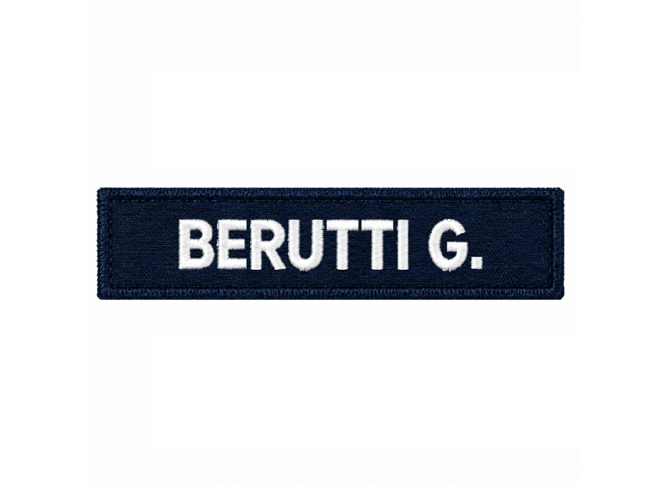 Patch Marina Militare 11 x 2,5 cm personalizzata Divisa Militare