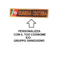 Patch Nominativa Guardia Costiera Tenuta Operativa arancione