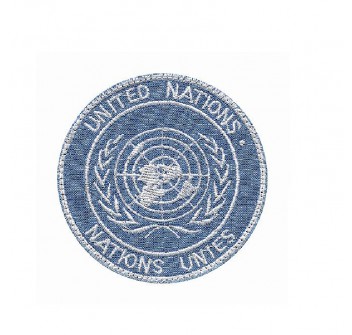 Patch ONU toppa ricamata con velcro ONU Divisa Militare