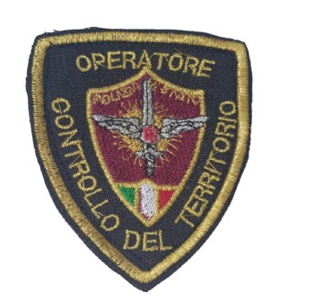 Patch operatore controllo del territorio Polizia di Stato PS Divisa Militare