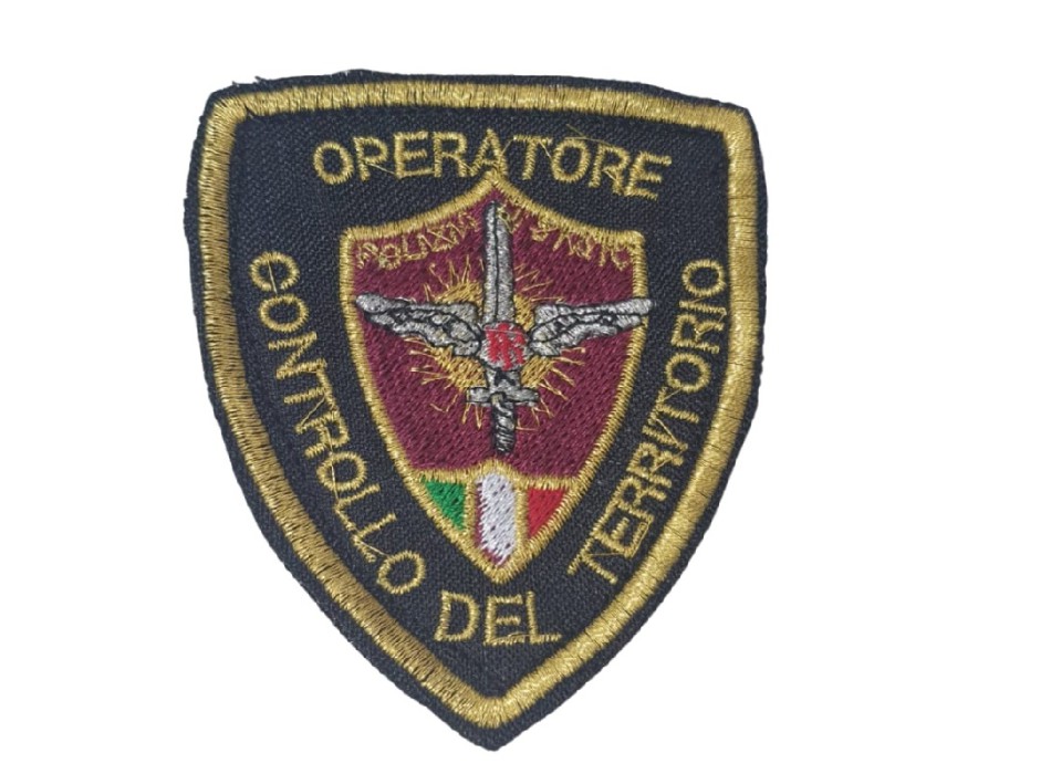 Patch operatore controllo del territorio Polizia di Stato PS Divisa Militare