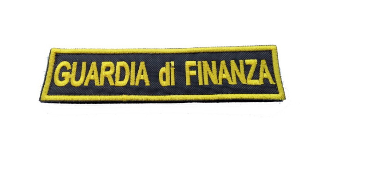 Patch personalizzata con scritta a scelta stile GDF - ATPI GDF - Divisa ...