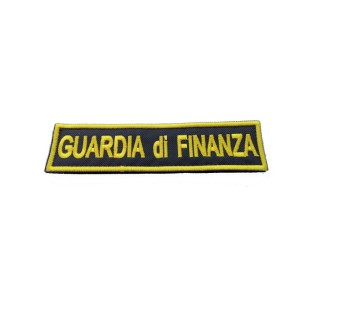 Patch personalizzata con scritta a scelta stile GDF Divisa Militare