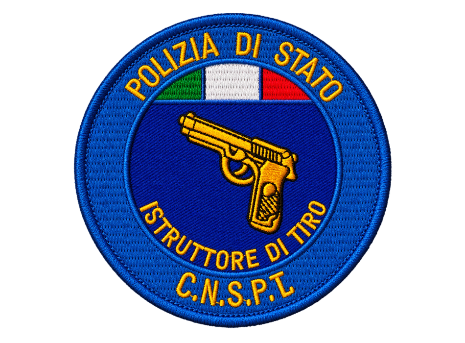 Patch Polizia di Stato Istruttore di Tiro CNSPT Divisa Militare