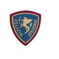 Scudetto Polizia di Stato Stradale Patch Plastificata