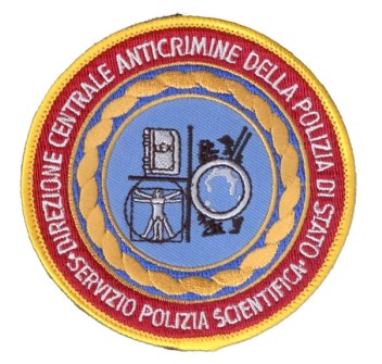 Patch Polizia di Stato Postale scientifica centrale anticrimine Divisa Militare