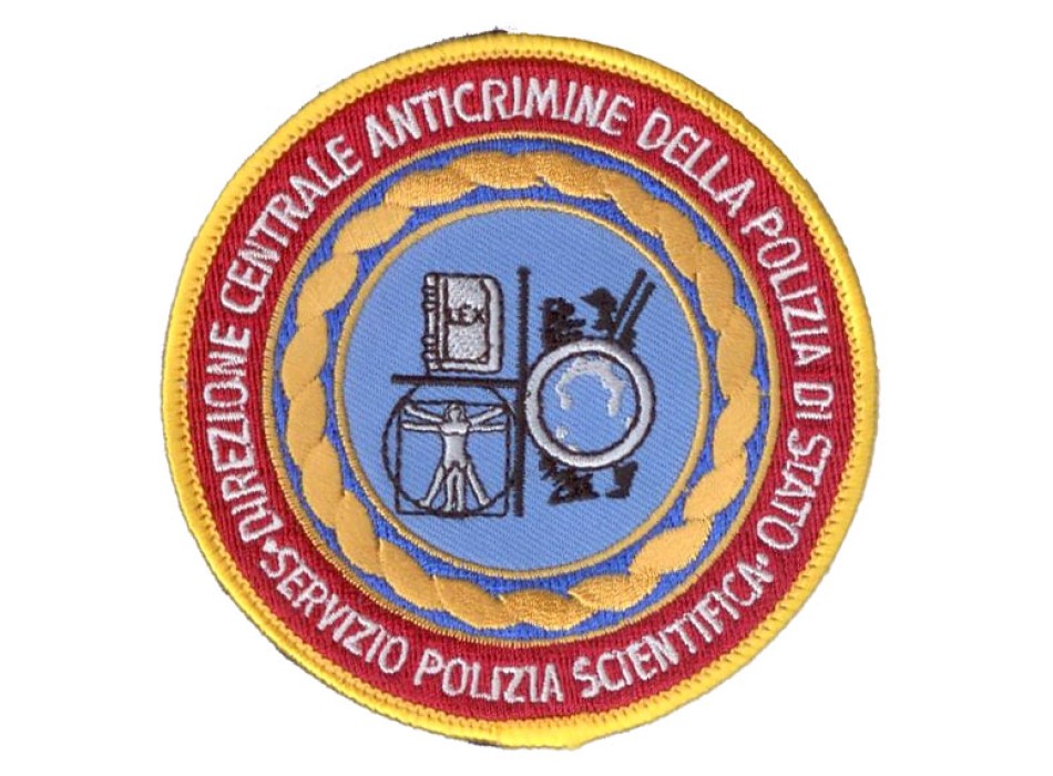 Patch Polizia di Stato Postale scientifica centrale anticrimine Divisa Militare