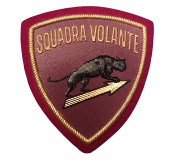 Patch Polizia di Stato Squadra Volante plastificata Divisa Militare