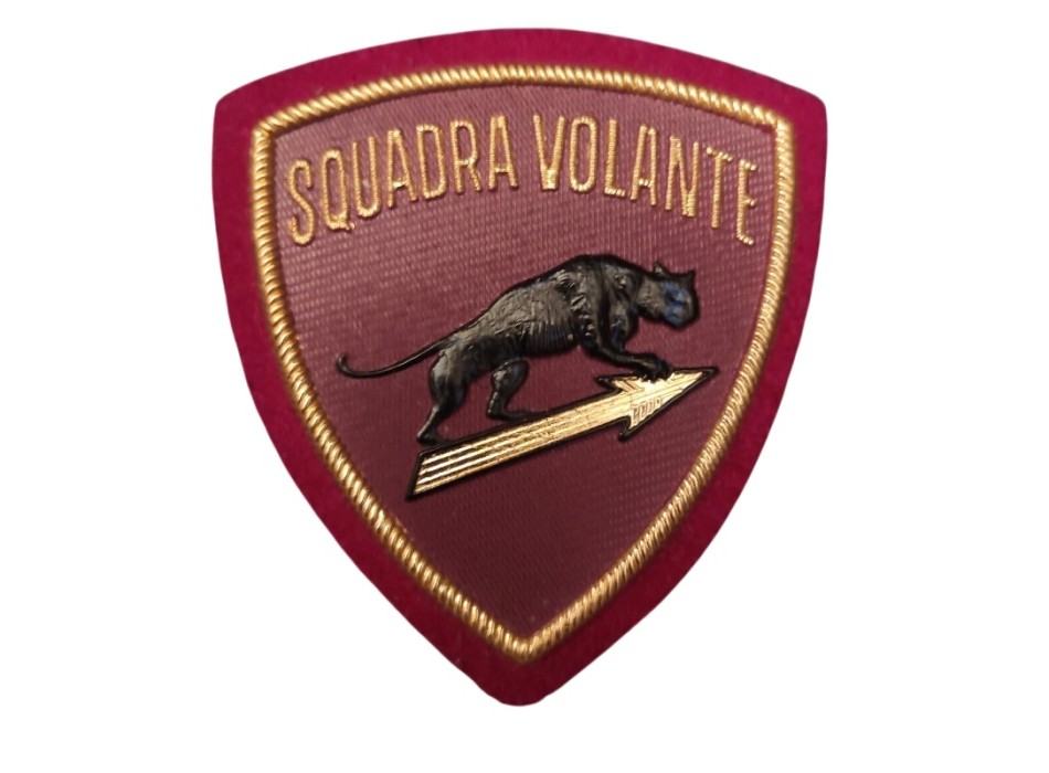 Patch Polizia di Stato Squadra Volante plastificata Divisa Militare