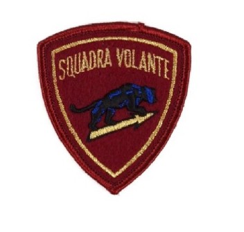 Patch Polizia di Stato Squadra Volante ricamata Divisa Militare