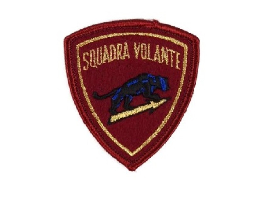 Patch Polizia di Stato Squadra Volante ricamata Divisa Militare