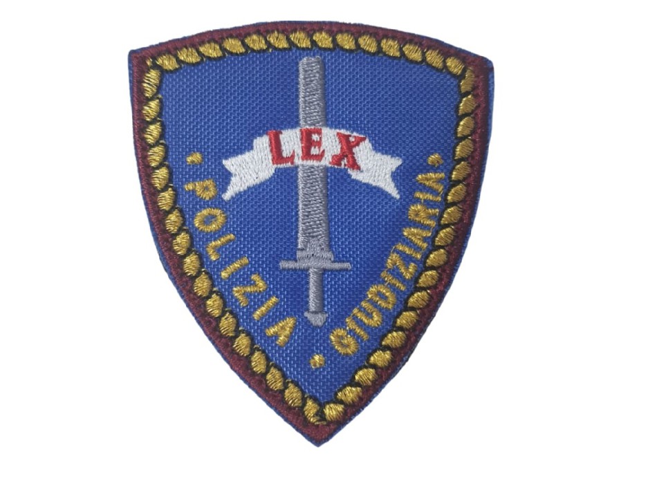 Patch Polizia Giudiziaria Polizia di Stato PS Divisa Militare