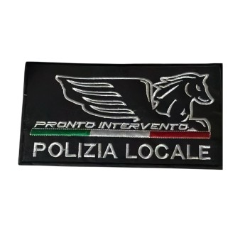Patch Polizia Locale Pegaso Pronto intervento da zaino/borsone Divisa Militare